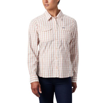 Columbia Silver Ridge Lite Plaid Long Sleeve, Camisa Rosas Para Mujer | 297615-BHW